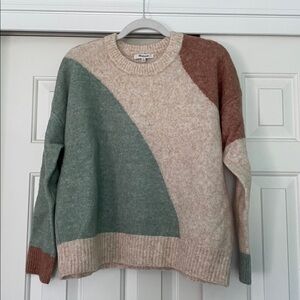 Madewell Cedarbrook Pullover Sweater in Colorblock